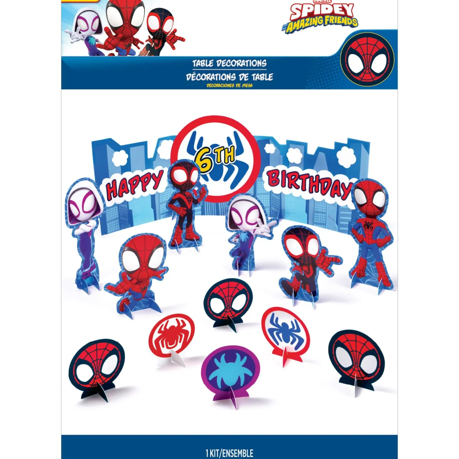 Spider-Man Party Kit for 8 Guests