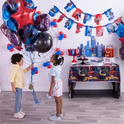 Spider-Man Webbed Wonder Add an Age Birthday Banner Set, 10ft