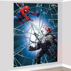 Spider-Man Webbed Wonder Scene Setter, 55.6in x 80.2in, 4pc