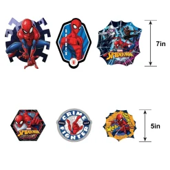 Spider-Man Webbed Wonder Swirl Decorations 12ct