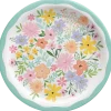 Springtime Bloom Paper Lunch Plate, 8ct