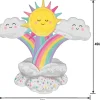 Stackerz™ Sun, Clouds & Rainbows Foil Balloon, 45in
