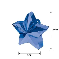 Star Balloon Weight, 6oz, Assorted Colors