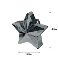 Star Balloon Weight, 6oz, Assorted Colors