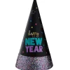 Starlight Glitter-Dipped New Year’s Eve Party Hat, 9in