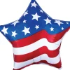 Stars & Stripes Foil Star Balloon, 19in