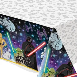 Star Wars Galaxy of Adventures Plastic Table Cover, 54in x 96in