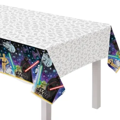 Star Wars Galaxy of Adventures Plastic Table Cover, 54in x 96in