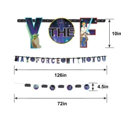 Star Wars Galaxy of Adventures May the Force Be With You Banners, 2ct