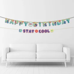Stitch Aloha Add an Age Cardstock Birthday Banner Kit, 10.5ft - Disney Lilo & Stitch