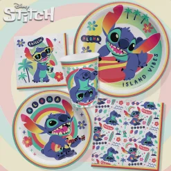 Stitch Aloha Dessert Plates, 7in, 8ct - Disney Lilo & Stitch