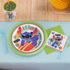 Stitch Aloha Lunch Plates, 9in, 8ct - Disney Lilo & Stitch