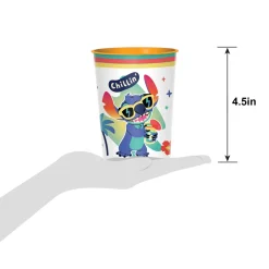 Stitch Aloha Plastic Favor Cup, 16oz - Disney Lilo & Stitch
