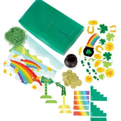 St. Patrick's Day Cardstock & Plastic Leprechaun Trap Kit, 20pc