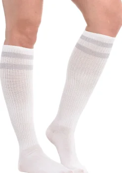 Stripe Athletic Knee-High Socks, Assorted Colors