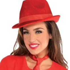 Suede Fedora, Assorted Colors