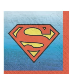 Superman Beverage Napkins, 16ct, Assorted Options