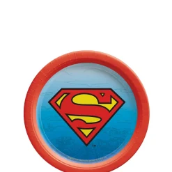Superman Paper Dessert Plate, 8ct, Assorted Options