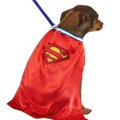 Superman Pet Cape with Light-Up Collar & Leash