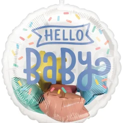 Sweet Baby Shapes Hello Baby Stuffed Plastic Balloon, 20in