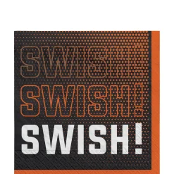 Swish Basketball Paper Lunch Napkins, 6.5in, 40ct - Alley Oop