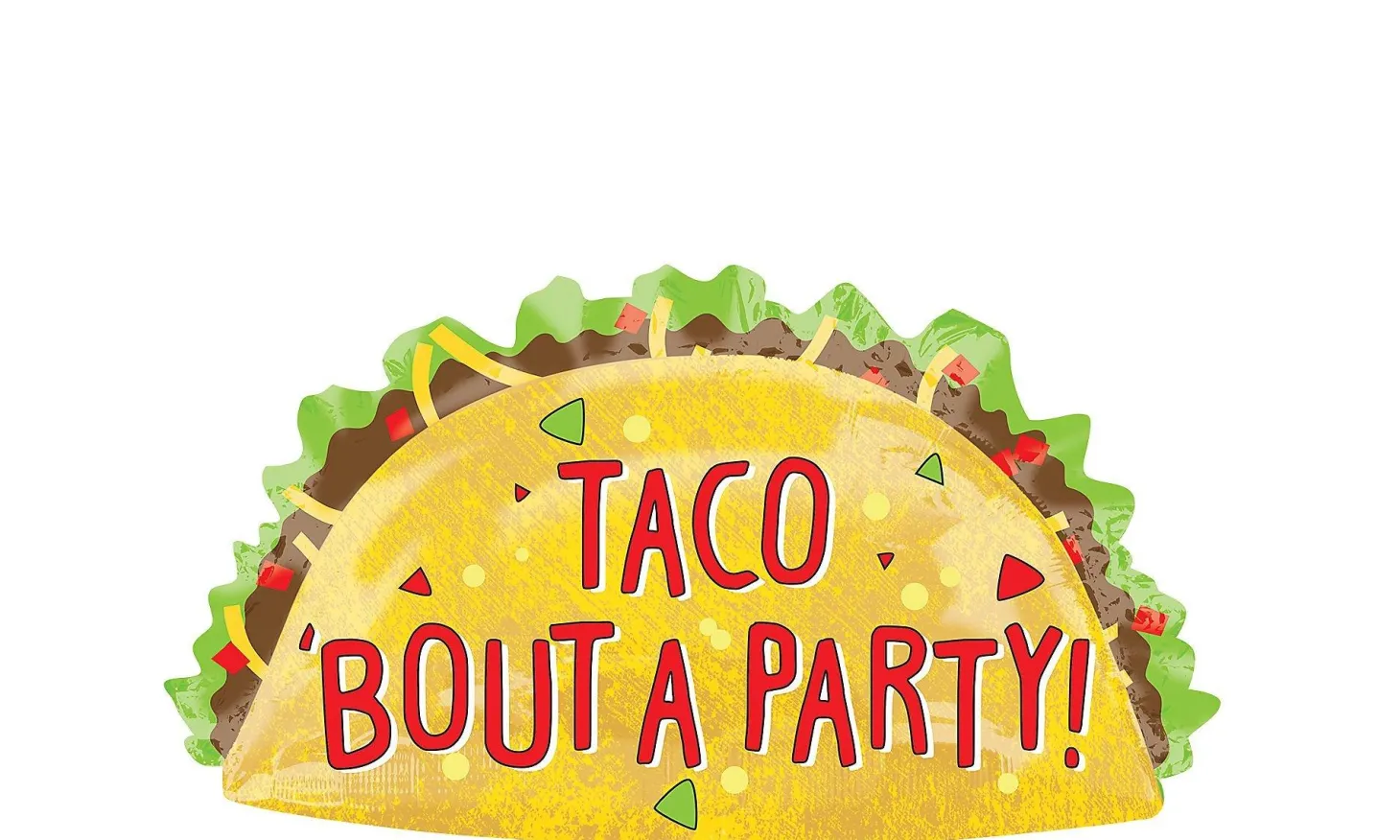 Taco Balloon, 33in