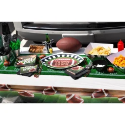 Tailgates & Touchdowns Plastic Table Covers, 54in x 84in, 3ct