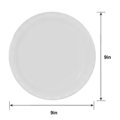 Taupe 1st Birthday Paper Lunch Plates, 9in, 8ct