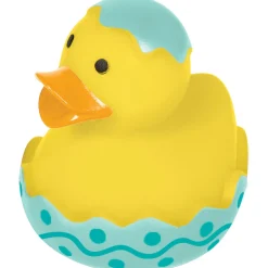 Teal Easter Rubber Duck, 2in x 2.25in