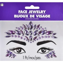 Teardrop Face Gems, Assorted Colors