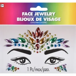 Teardrop Face Gems, Assorted Colors