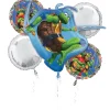 Teenage Mutant Ninja Turtles Foil Balloon Bouquet, 5pc