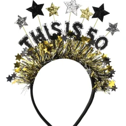 50th Birthday Headband - Sparkling Celebration