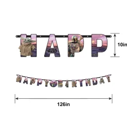 The Child Birthday Banner Kit - The Mandalorian