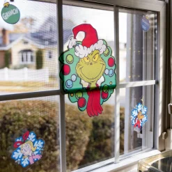 The Grinch Vinyl Cling Decals, 5ct - Dr. Seuss