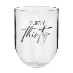 Thirty! Wine Glasses, 4pc