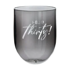 Thirty! Wine Glasses, 4pc