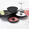 3-Tier Cocktail Rimmer – Salt, Sugar & Garnish Tray
