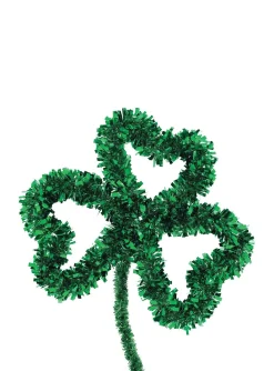 Tinsel Shamrock Wreath