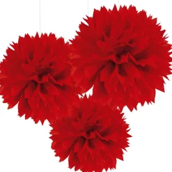 Tissue Pom Poms, 3ct, Assorted Colors