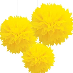 Tissue Pom Poms, 3ct, Assorted Colors