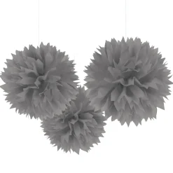 Tissue Pom Poms, 3ct, Assorted Colors