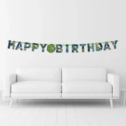 TMNT Add an Age Cardstock Birthday Banner Kit, 10ft - Teenage Mutant Ninja Turtles: Mutant Mayhem