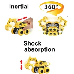 Toy Construction Vehicle, 6.69in x 4.72in - Assorted Designs