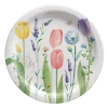 Tulip Garden Paper Lunch Plates, 8ct