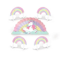 Unicorn Centerpiece, 5pc