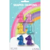 Unicorn Shaped Crayons, 6ct