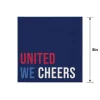 United We Cheers Paper Beverage Napkins, 5in, 16ct