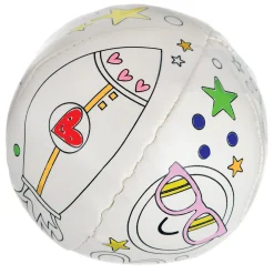 Valentine's Day Coloring Ball Favor with Markers