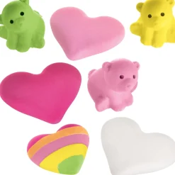 Valentine's Day 3D Hearts & Pigs Eraser Set, 12pc